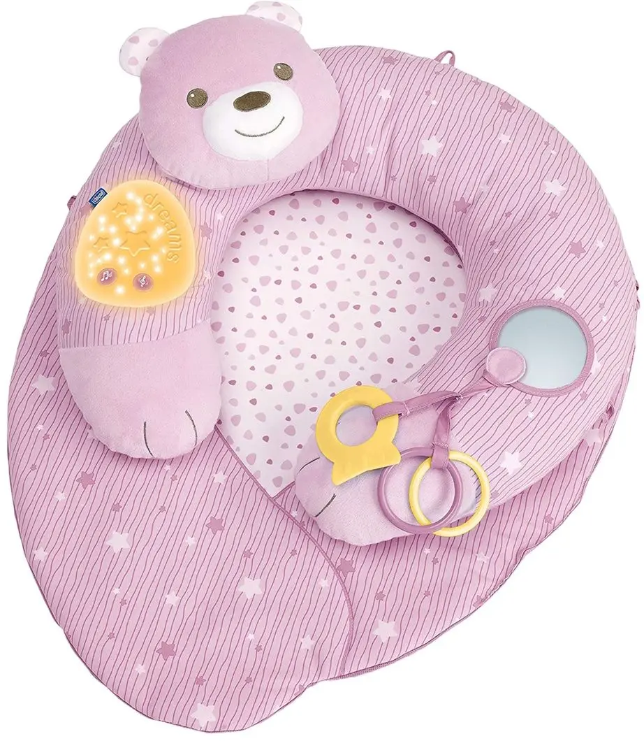 Covoras de joaca cu perna Chicco My First Nest (Pink)