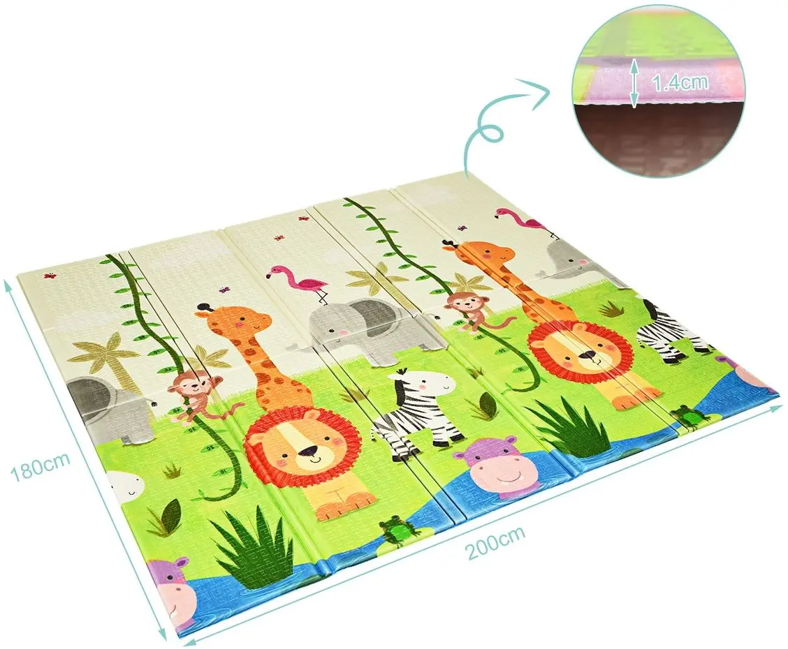 Covoras de joaca Costway BB5856 (Multicolor)