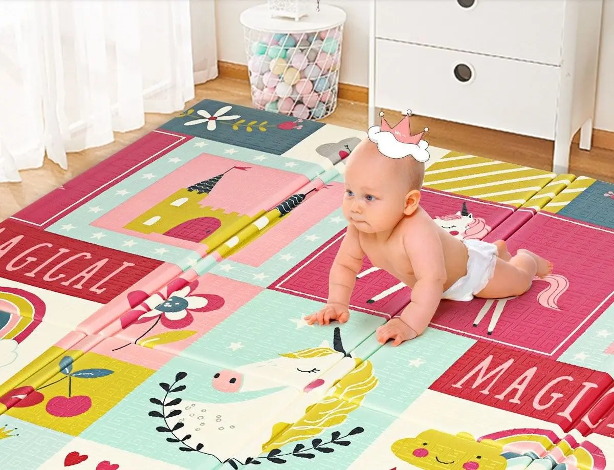 Covoras de joaca Costway BB5857 (Multicolor)