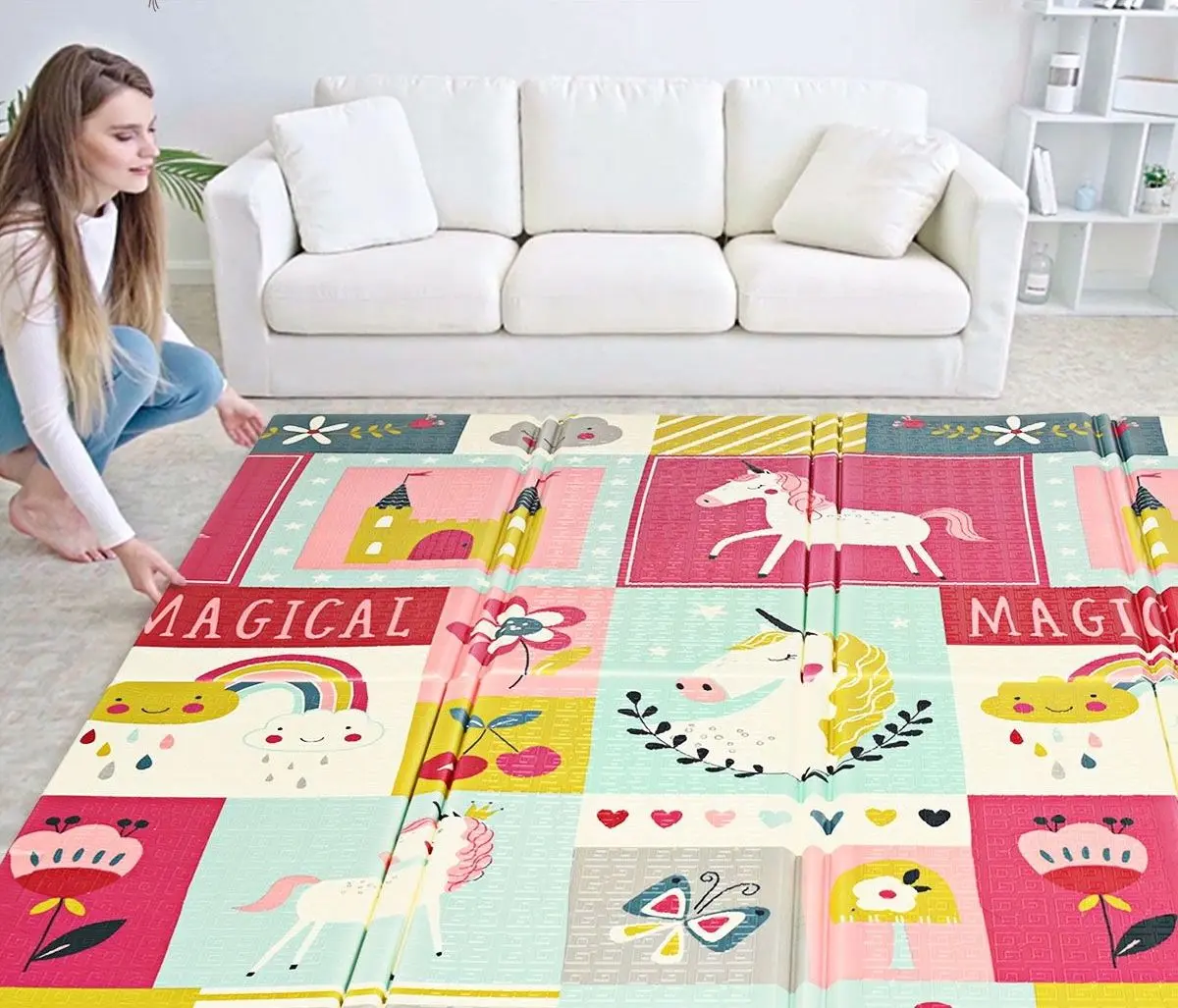 Covoras de joaca Costway BB5857 (Multicolor)