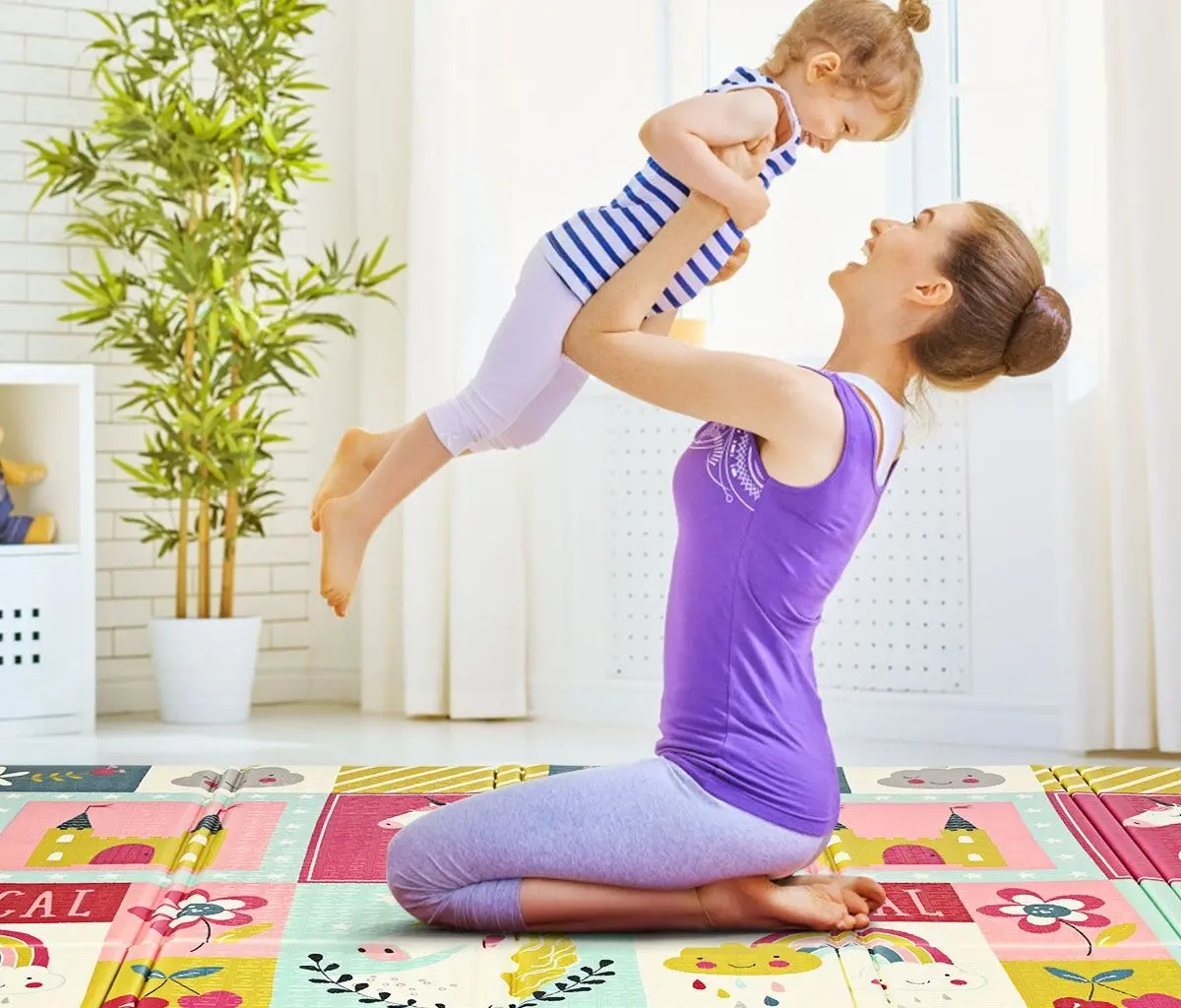 Covoras de joaca Costway BB5857 (Multicolor)