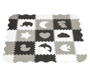 Covoras-puzzle Ecotoys ECOEVA007 (Black/White)