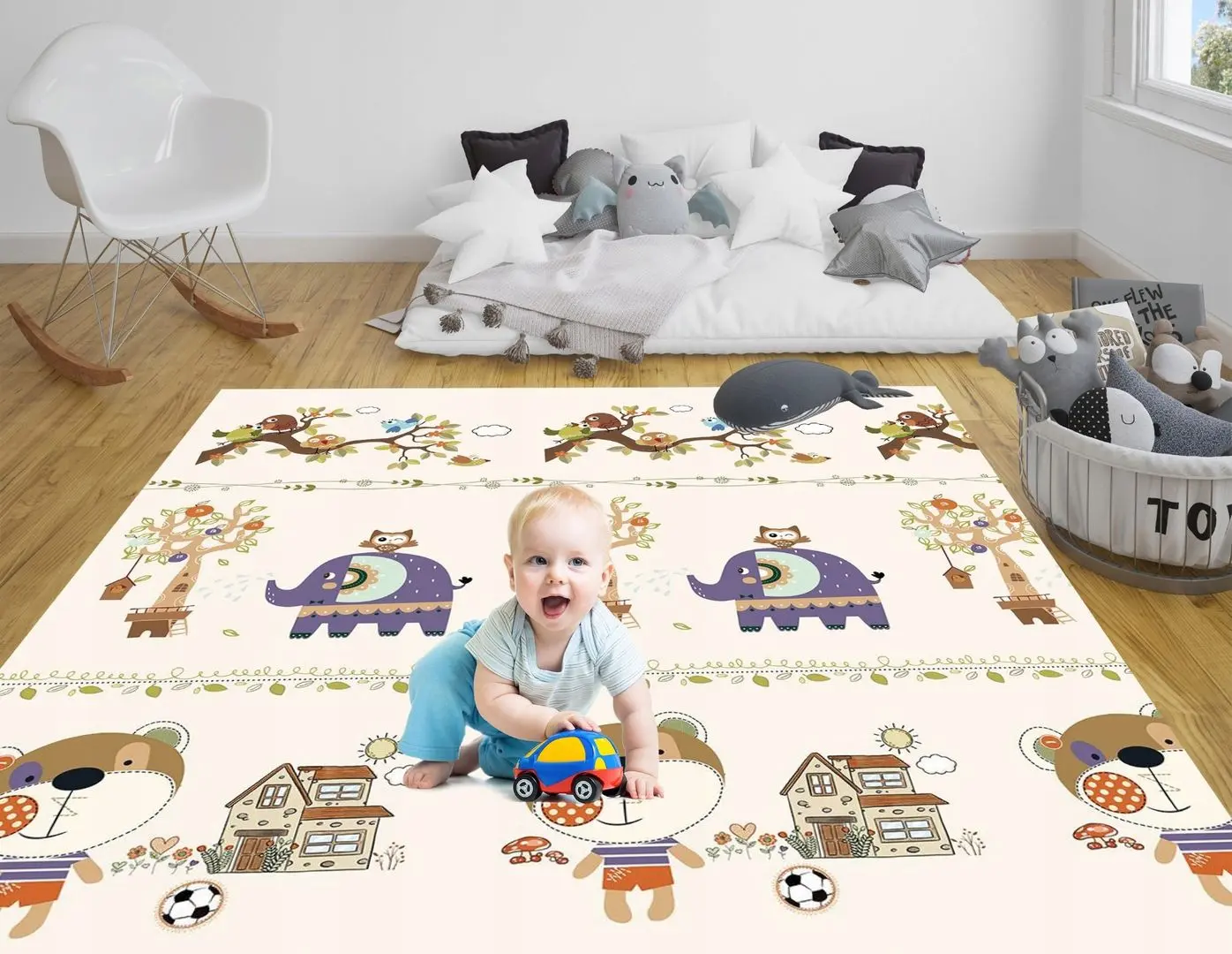 Covoras de joaca 2in1 Gotel V5C (Multicolor)