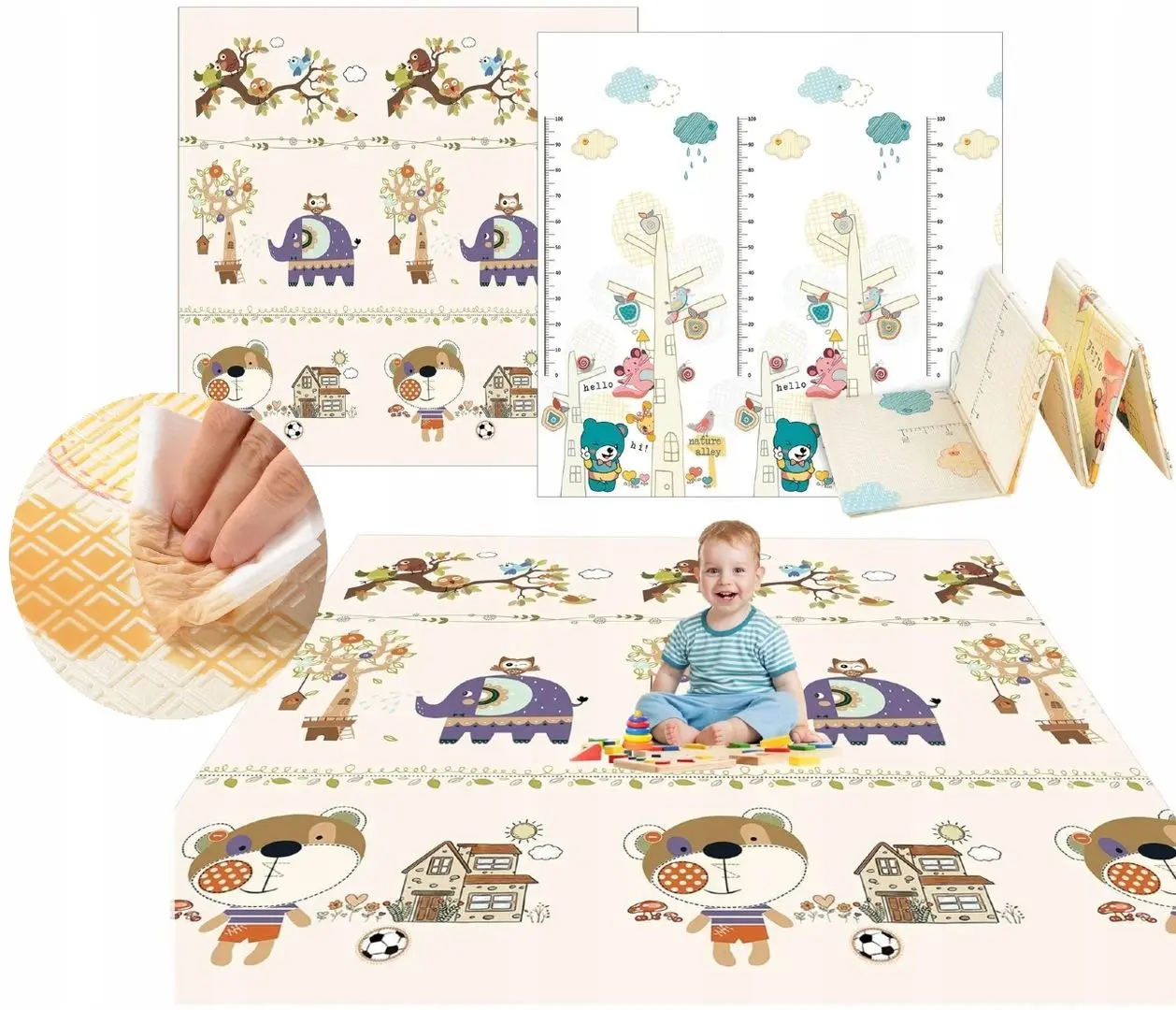 Covoras de joaca 2in1 Gotel V5C (Multicolor)