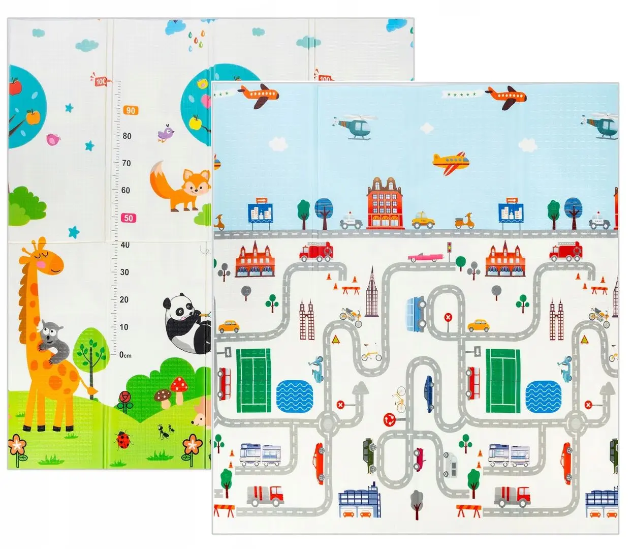 Covoras de joaca 2in1 Gotel V5C1 (White/Green)