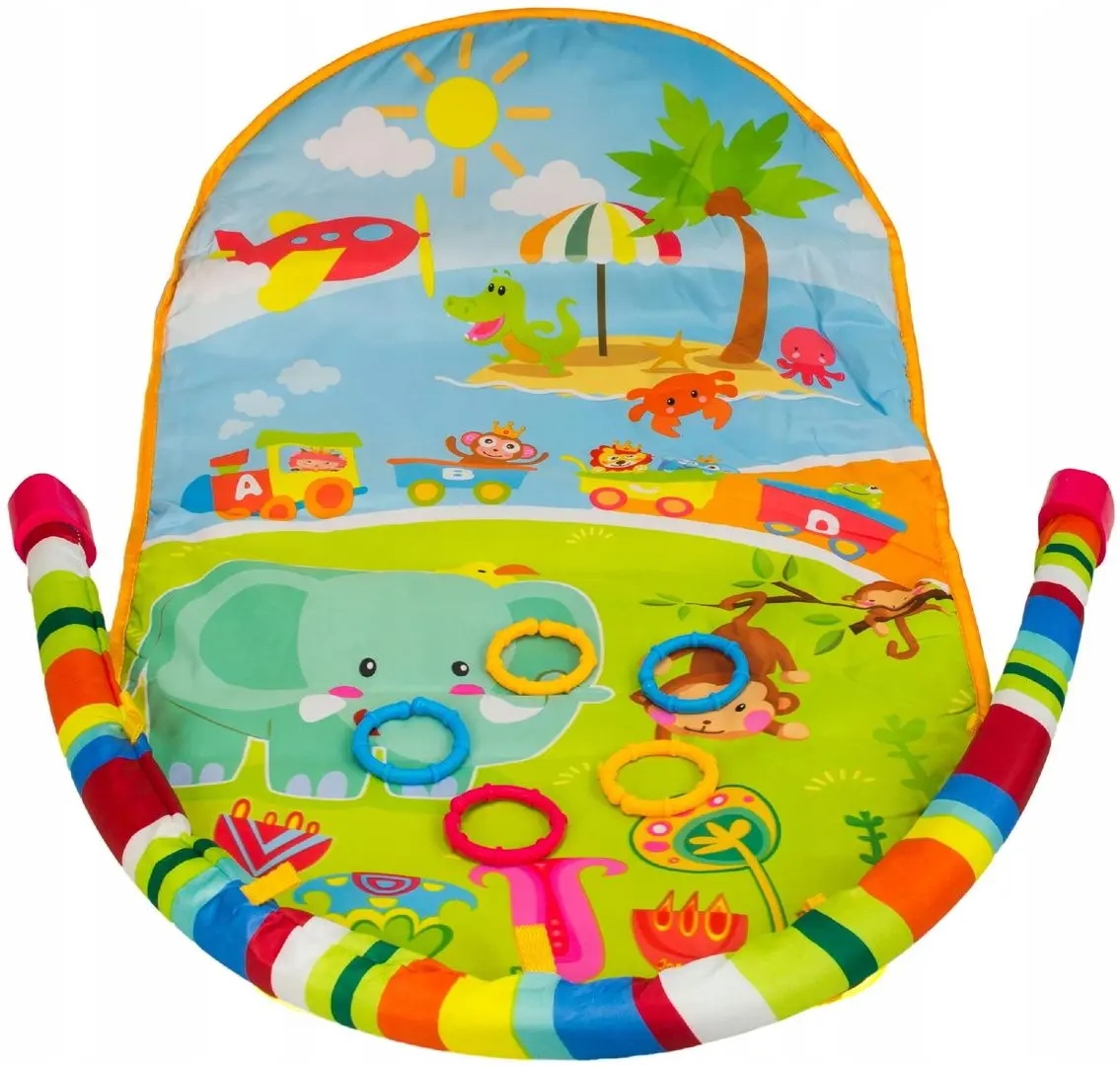 Covoras de joaca Huanger Piano Fitness Rack (Pink)