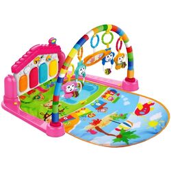 Covoras de joaca Huanger Piano Fitness Rack (Pink)