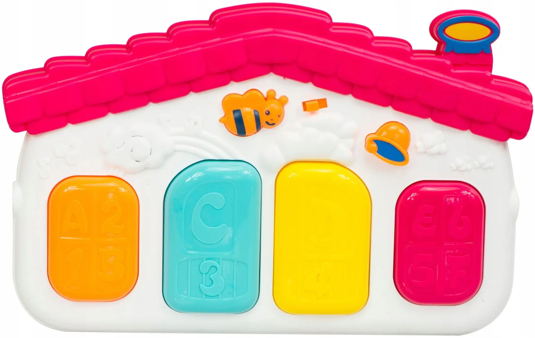 Covoras de joaca Huanger Piano Fitness Rack (Pink)