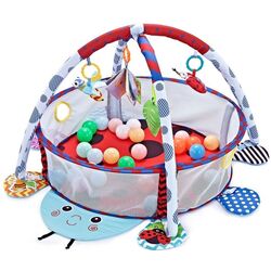 Covoras de joaca Kikka Boo Ladybug 31201010236 (Red/Blue)