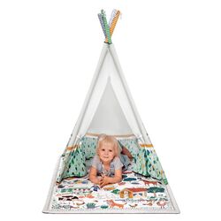 Covoras de joaca 3in1 KinderKraft Little Gardener (White) Thumb
