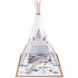 Covoras de joaca 3in1 KinderKraft Tippy (Beige/White) Thumb