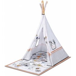 Covoras de joaca 3in1 KinderKraft Tippy (Beige/White) Thumb