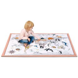 Covoras de joaca 3in1 KinderKraft Tippy (Beige/White) Thumb