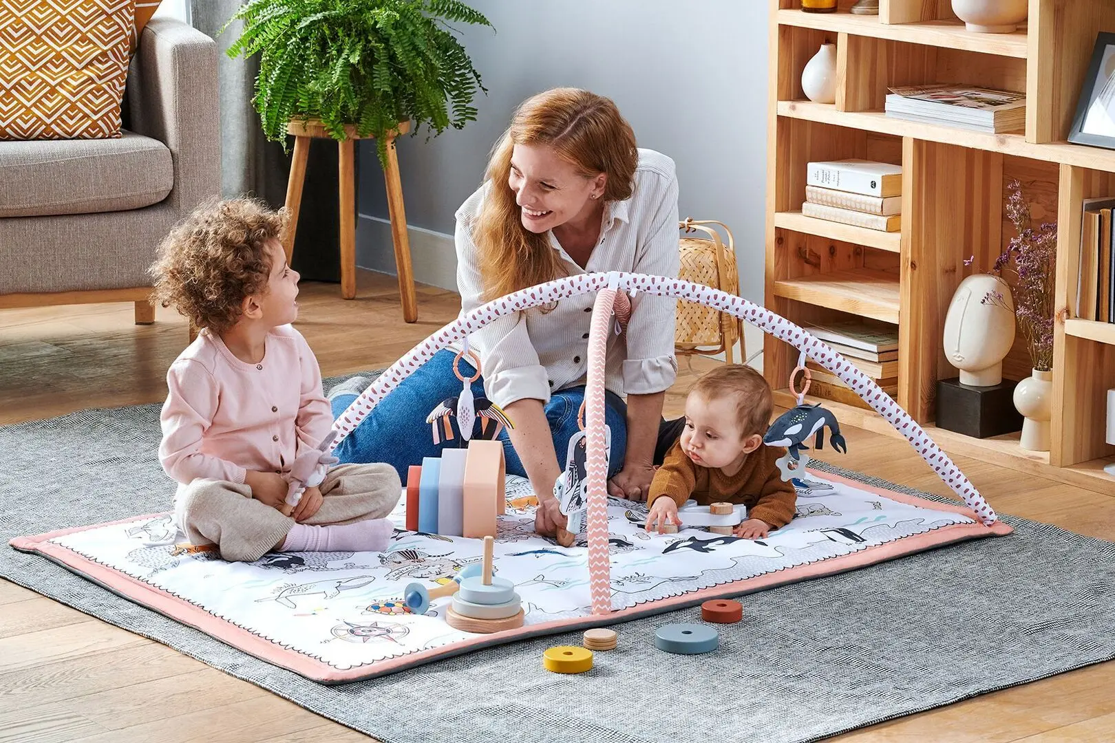 Covoras de joaca KinderKraft 3in1 Tippy KPTIPP00MUL0000 - 5