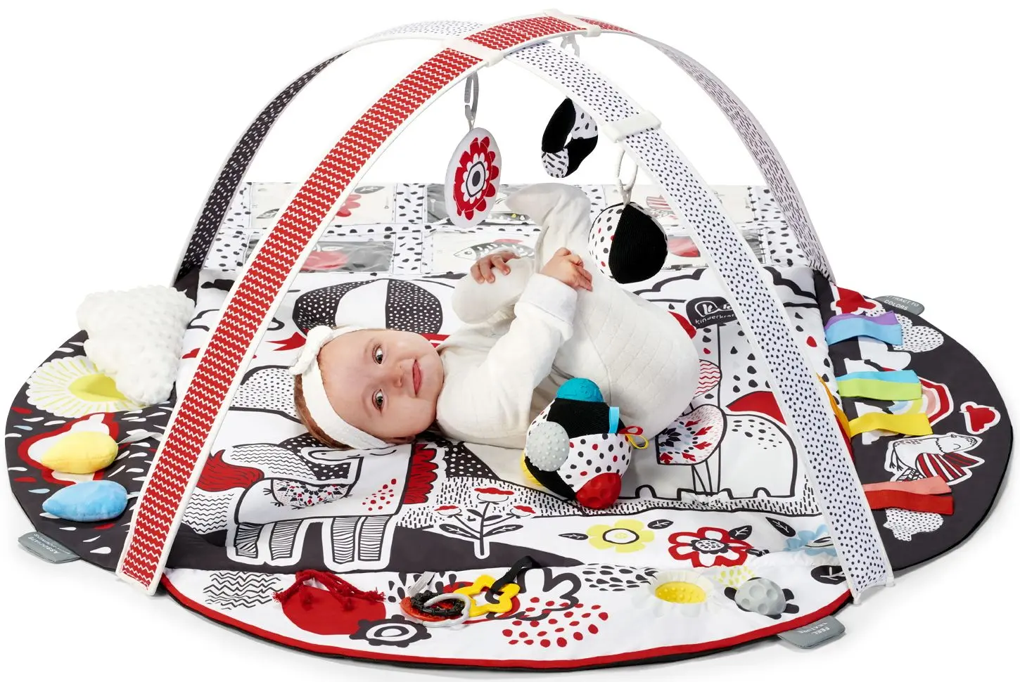 Covoras de joaca KinderKraft 4Smart (White/Black) - 2