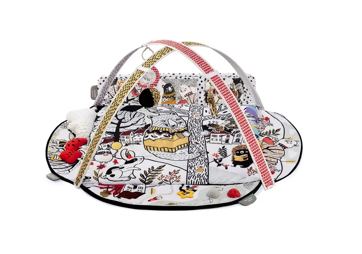 Covoras de joaca Kinderkraft Edumee (White) - 2