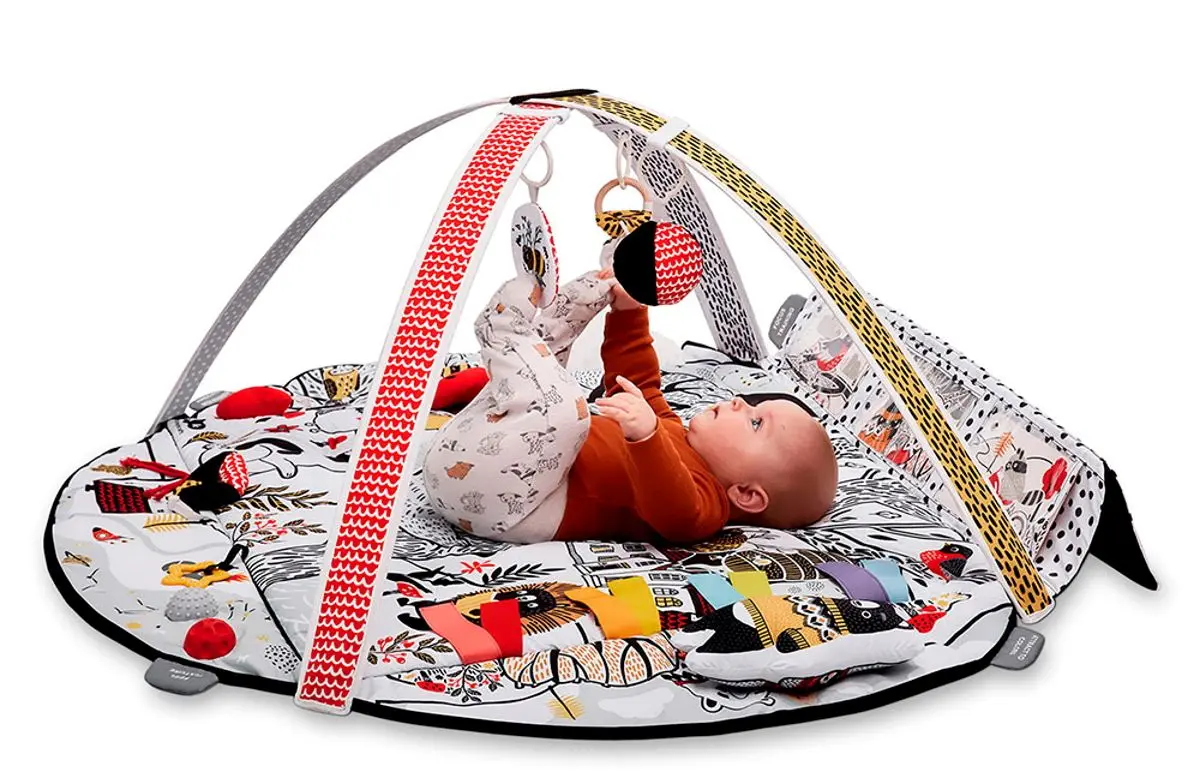 Covoras de joaca Kinderkraft Edumee (White) - 3
