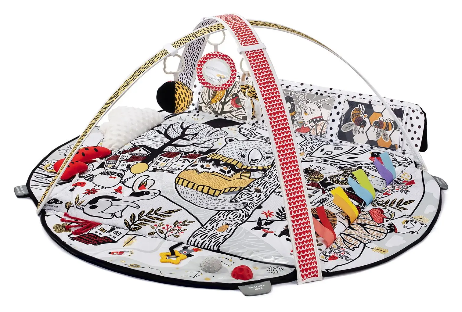 Covoras de joaca Kinderkraft Edumee (White)