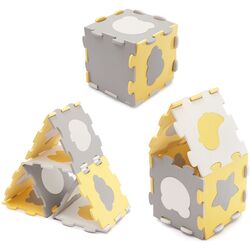 Covoras de joaca Kinderkraft Luno Shapes (Yellow/Grey) Thumb