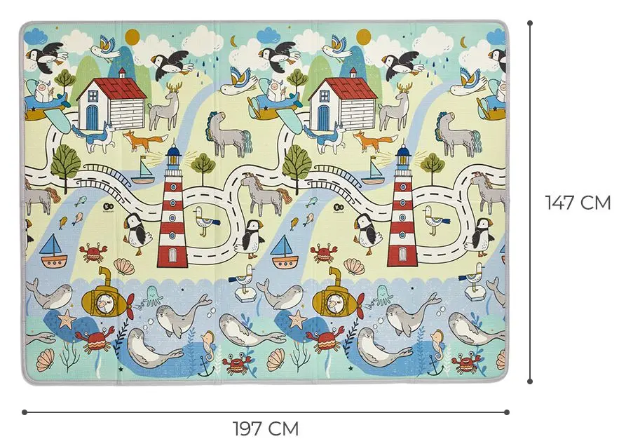 Covoras de joaca KinderKraft Matty 2 (Multicolor)