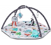 Covoras de joaca KinderKraft Sea Land (Black/White)