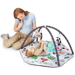 Covoras de joaca KinderKraft Sea Land (Black/White) Thumb