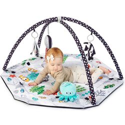 Covoras de joaca KinderKraft Sea Land (Black/White) Thumb