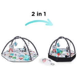 Covoras de joaca KinderKraft Sea Land (Black/White) Thumb