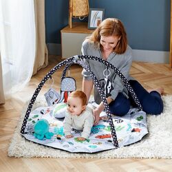 Covoras de joaca KinderKraft Sea Land (Black/White) Thumb