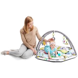 Covoras de joaca KinderKraft Smartplay (White/black) Thumb