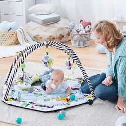 Covoras de joaca KinderKraft Smartplay (White/black) Thumb