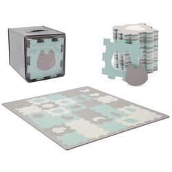 Covoras- puzzle Kinderkraft Luno Shapes (Mint) Thumb