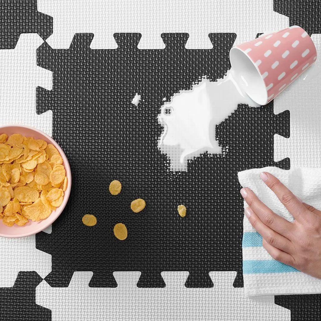 Covoras modular KinderKraft Luno (Black)