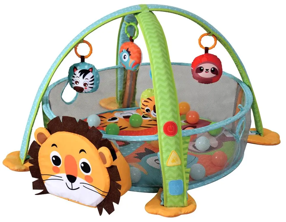 Covoraș de joacă 3in1 Konig Kids Lion (Orange)