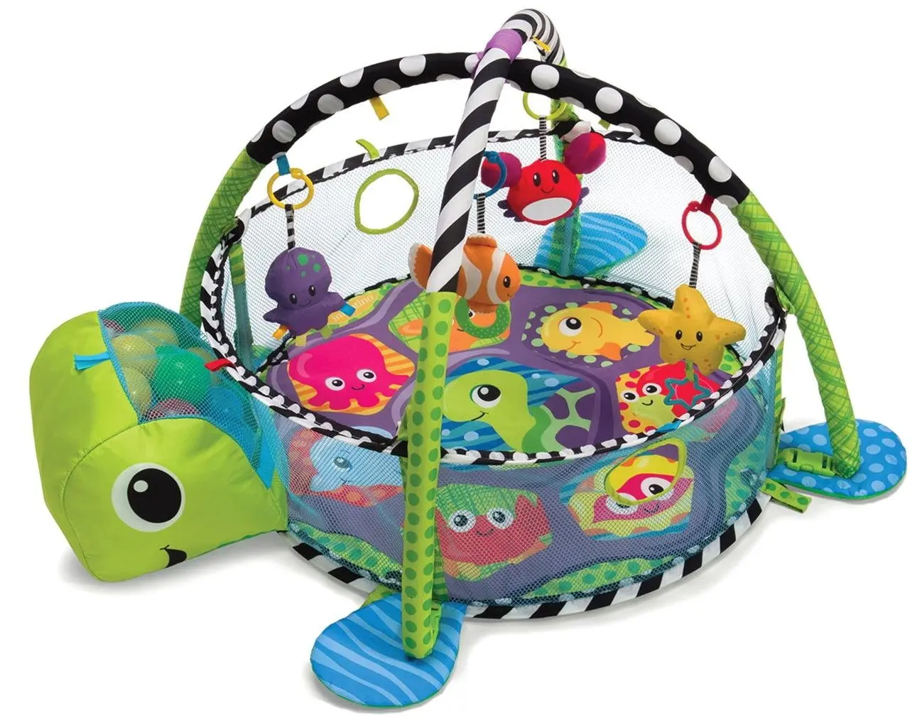 Covoras de joaca 3in1 LeanToys Turtle 1605 (Multicolor)