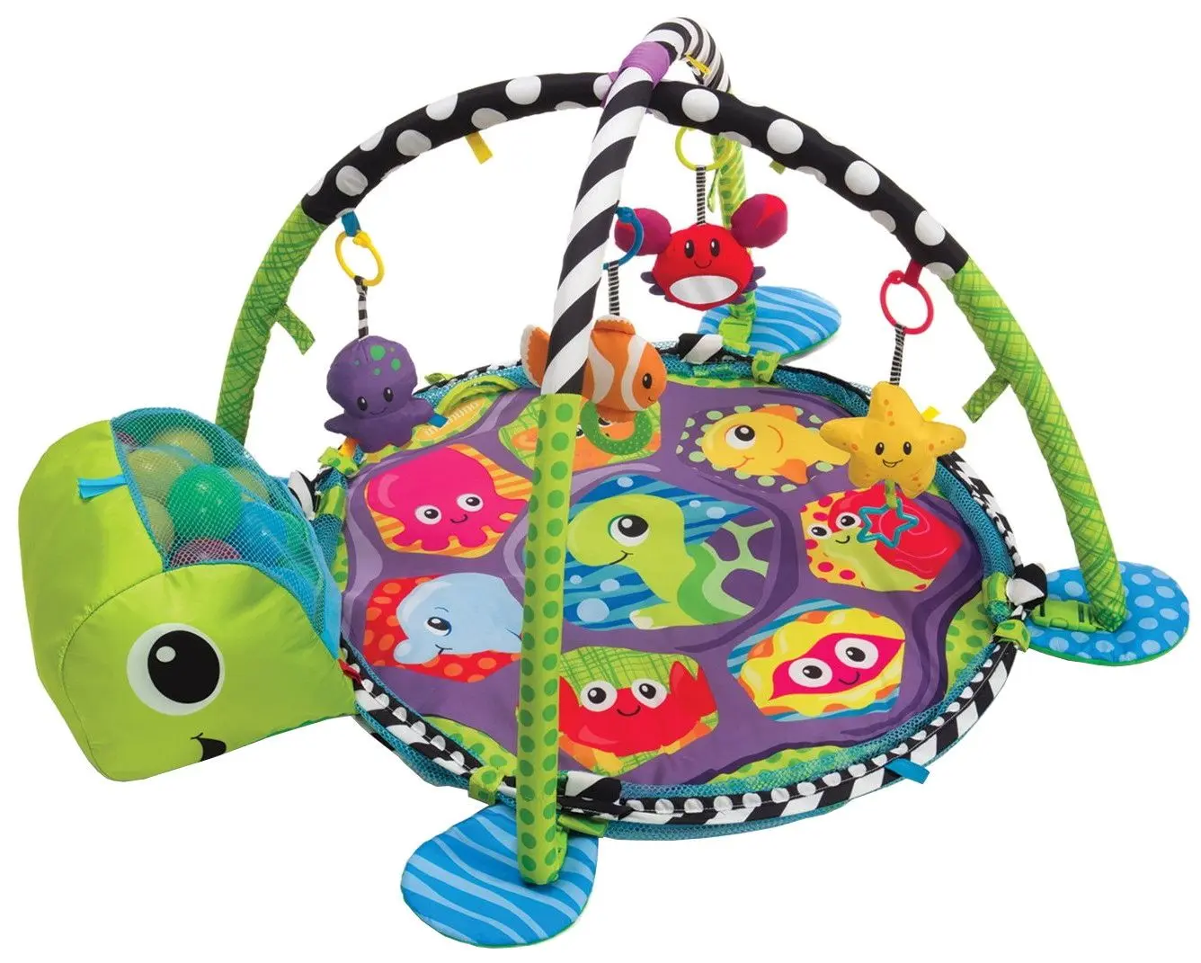 Covoras de joaca 3in1 LeanToys Turtle 1605 (Multicolor)