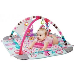 Covoras de joaca 5in1 LeanToys 7192 (Grey/Pink) Thumb