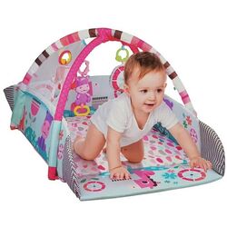 Covoras de joaca 5in1 LeanToys 7192 (Grey/Pink) Thumb