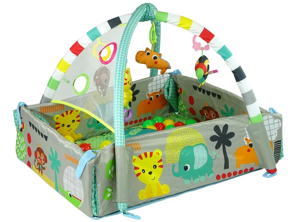 Игровой коврик LeanToys 9485 (Gray/Green)