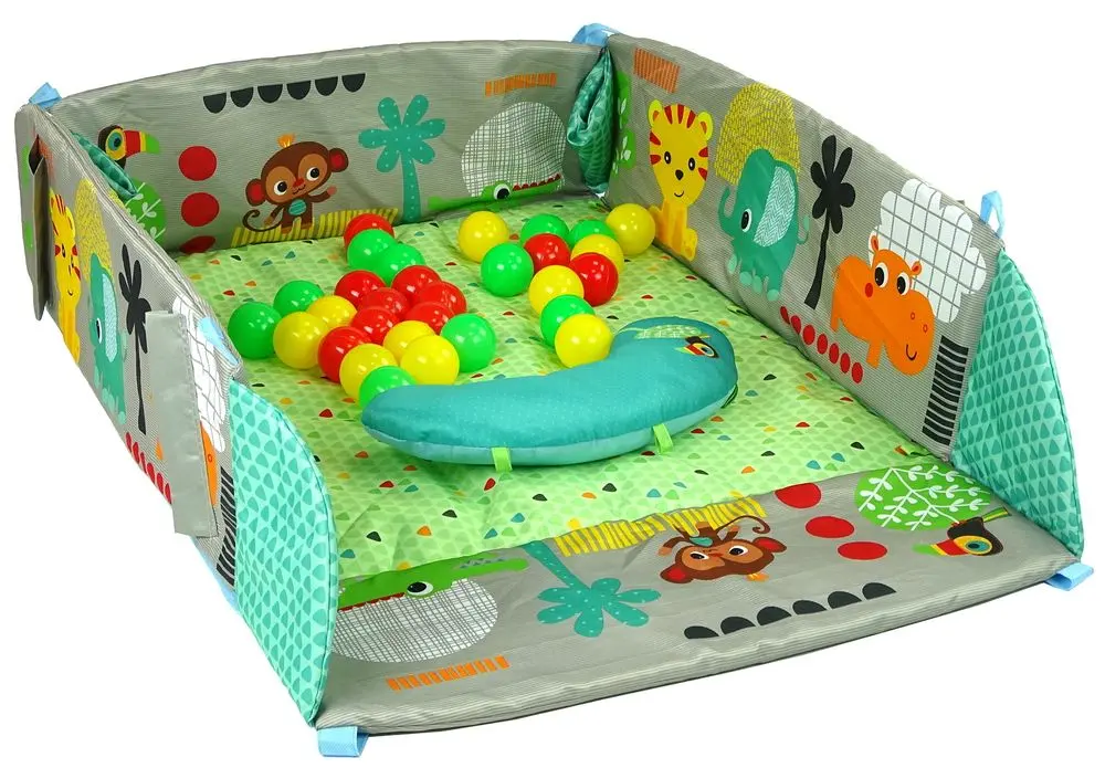 Игровой коврик LeanToys 9485 (Gray/Green)