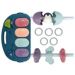 Covoras de joaca LeanToys Baby Fitness (Blue) Thumb