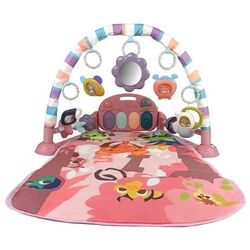 Игровой коврик LeanToys Baby Fitness (Pink) Thumb