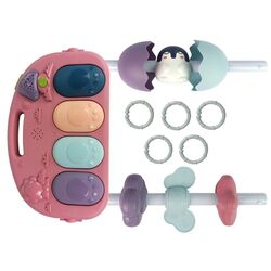 Игровой коврик LeanToys Baby Fitness (Pink) Thumb
