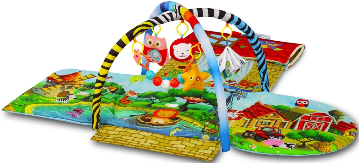 Covoras de joaca Lionelo Agnes Plus Village (Multicolor) - 6