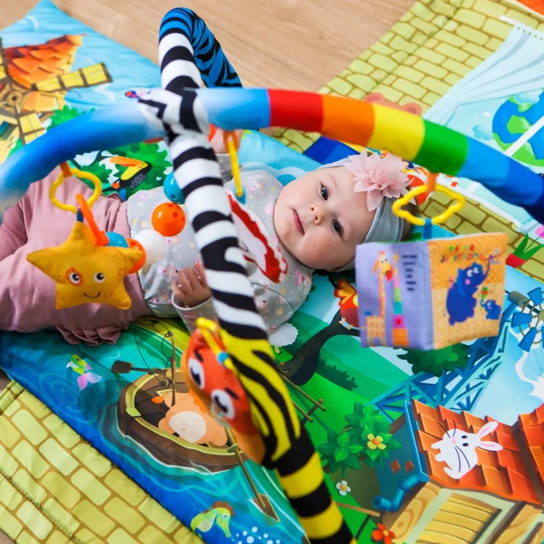 Covoras de joaca Lionelo Agnes Plus Village (Multicolor) - 3