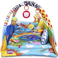 Covoras de joaca Lionelo Anika Plus (Blue/Yellow)