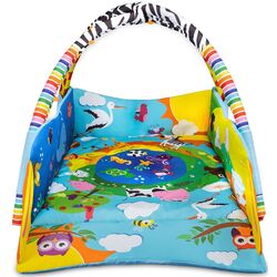 Covoras de joaca Lionelo Anika Plus (Blue/Yellow) Thumb