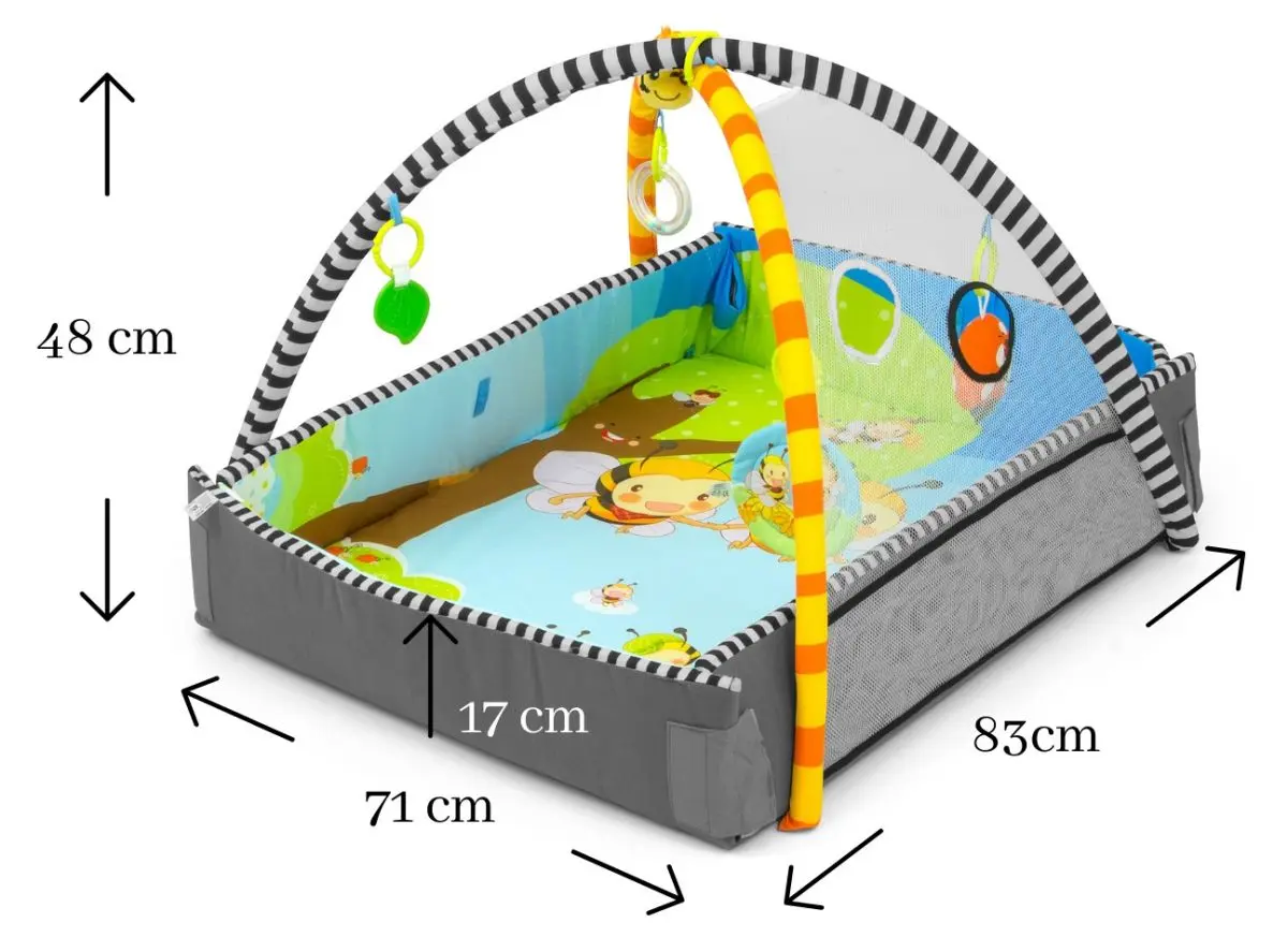 Игровой коврик 5в1 Milly Mally Lolly Bees (Green/Blue)