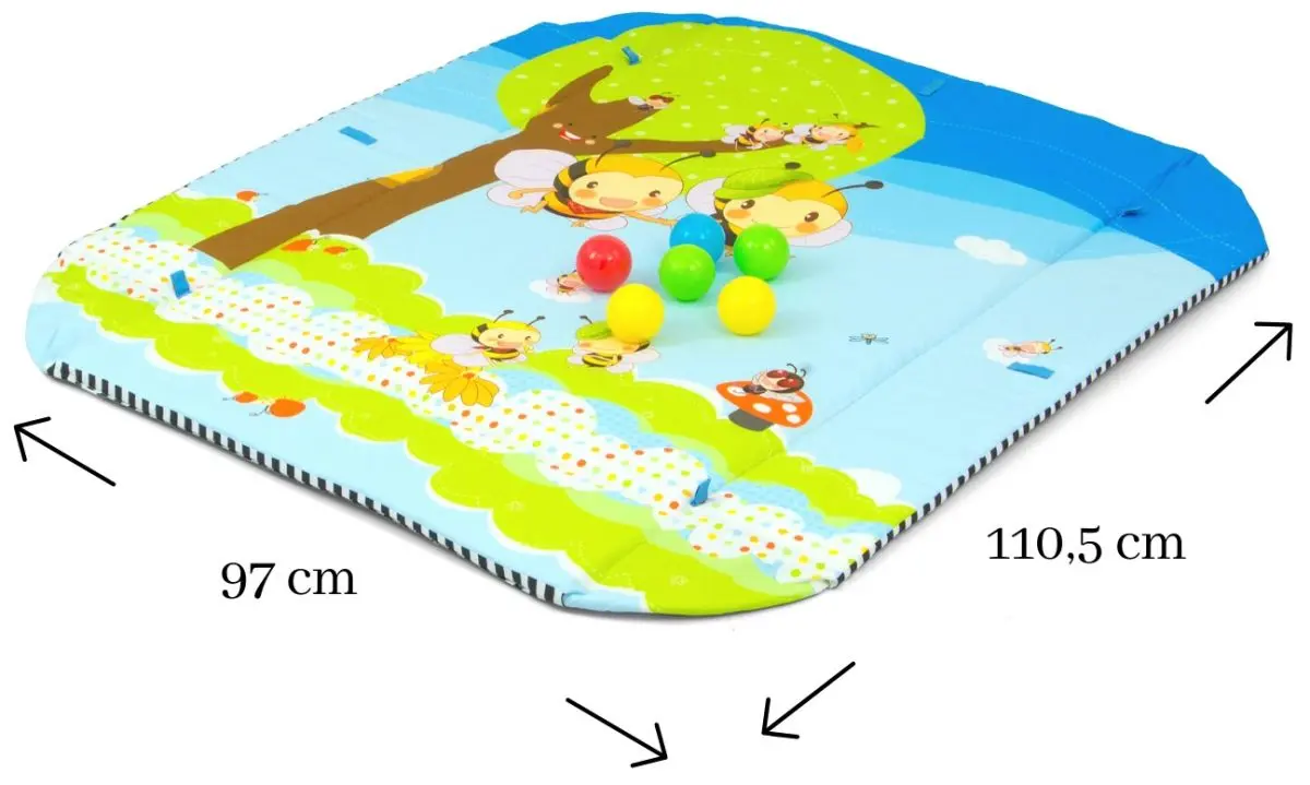 Игровой коврик 5в1 Milly Mally Lolly Bees (Green/Blue)