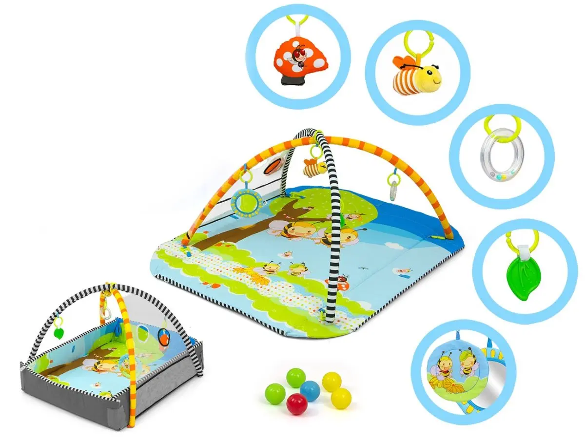 Игровой коврик 5в1 Milly Mally Lolly Bees (Green/Blue)